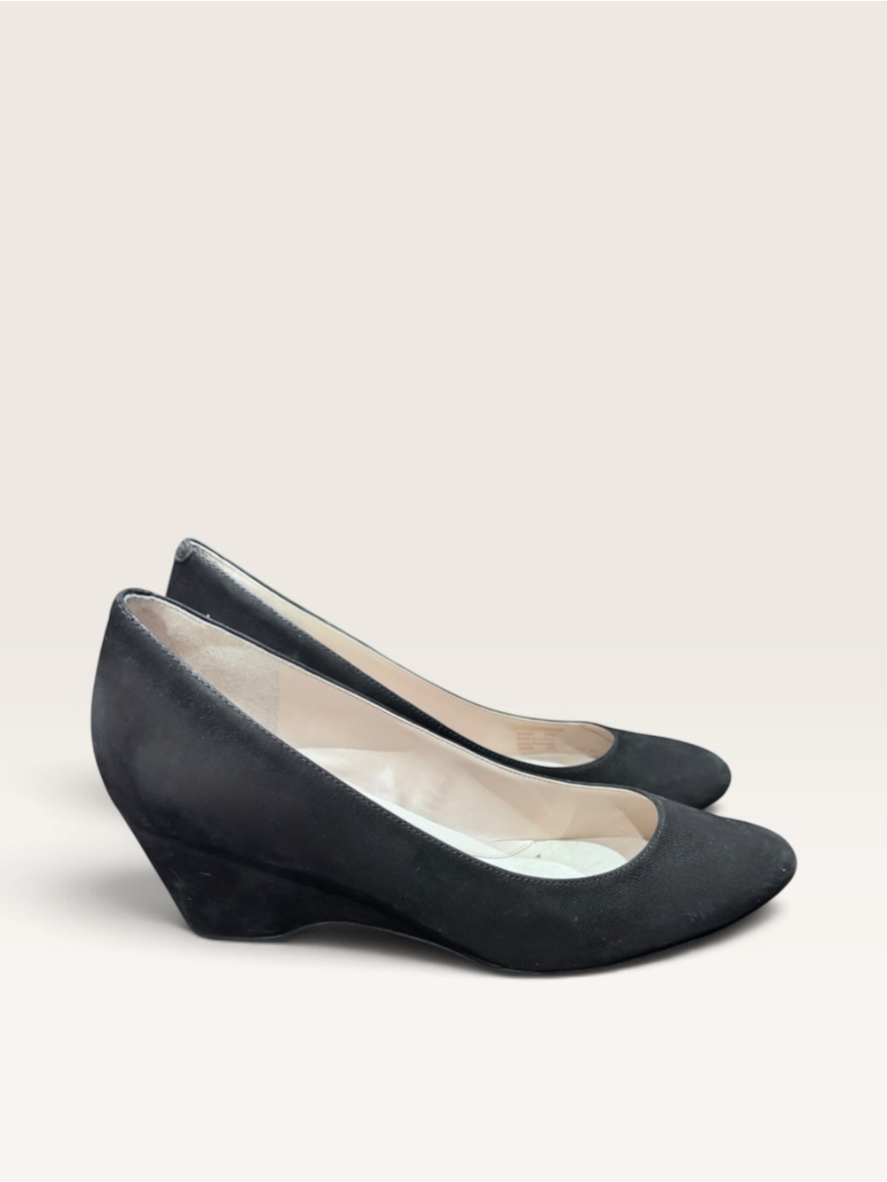 Cole Haan Women’s Classic Black Wedge Pumps Dress Shoes 8.5